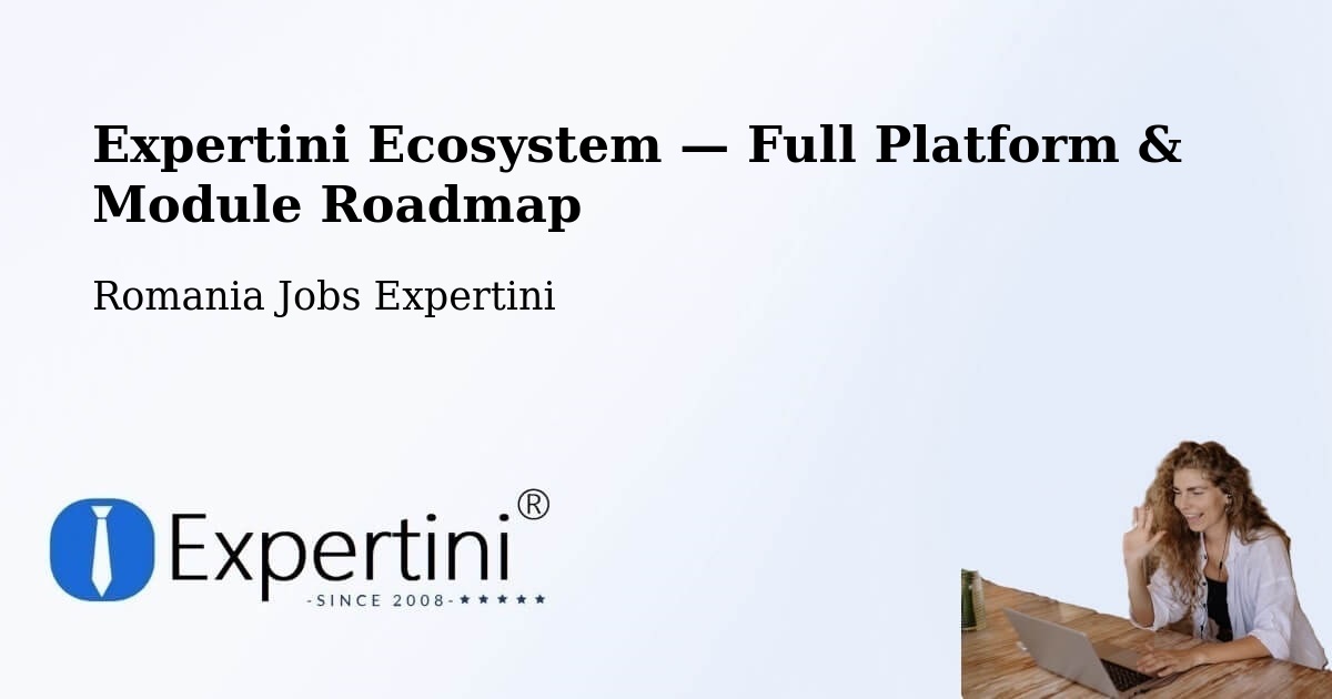 Expertini Ecosystem — Full Platform & Module Roadmap – Jariştea