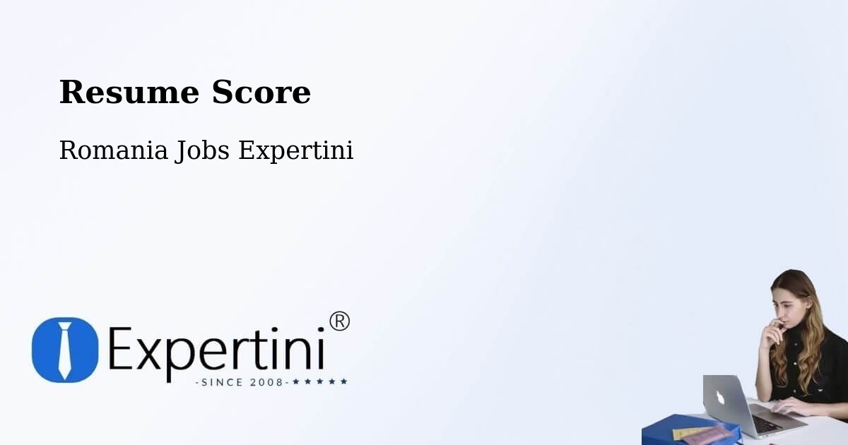 Resume Score & Job Description Match Tool – Jariştea - Romania Jobs Expertini